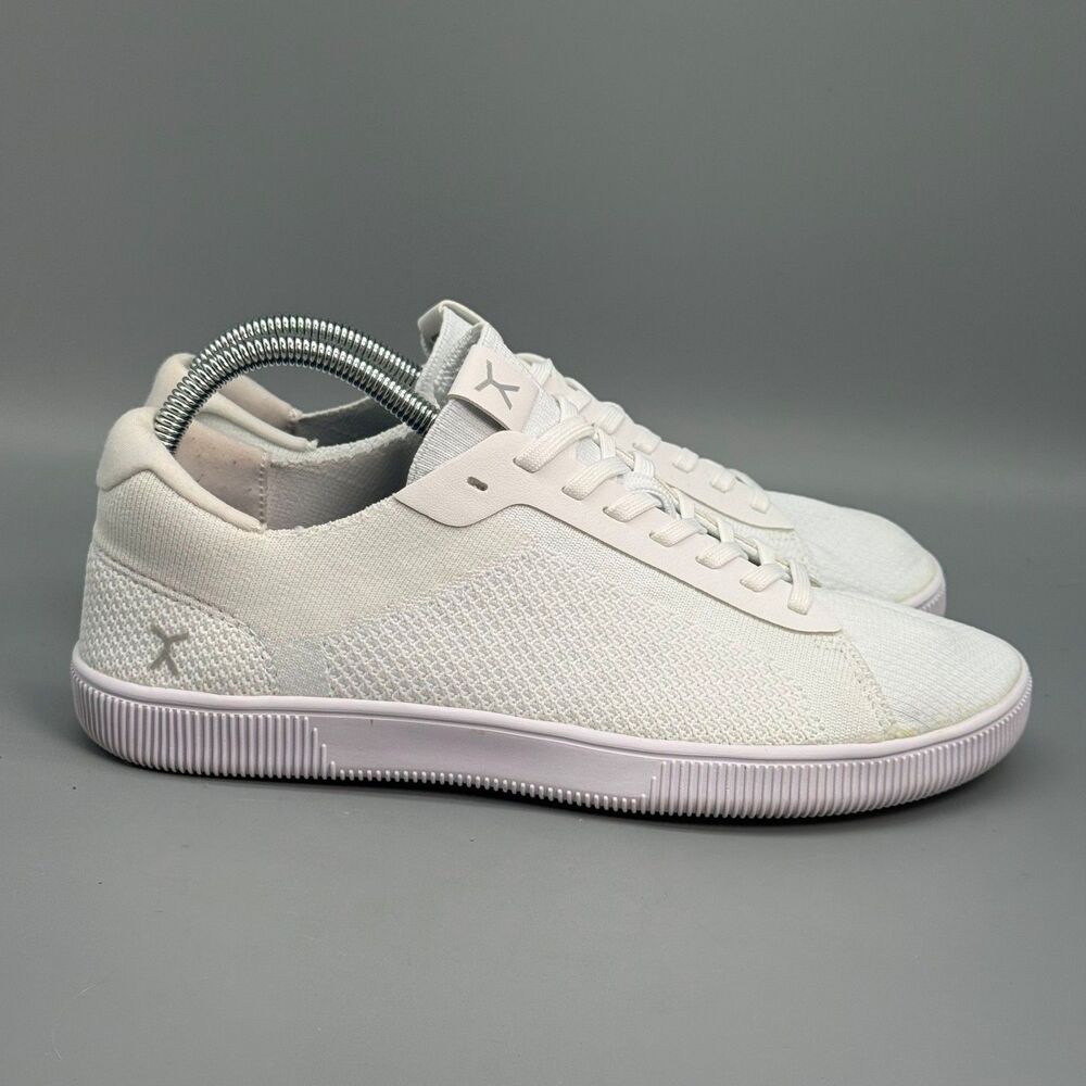 Flux Adapt Trainer Women's 9 White Lace Low Top Athletic Running Sneakers Shoes
